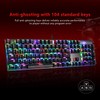 MOTOSPEED CK104 RGB LED Backlit Wired Mechanical Gaming Keyboard, 104