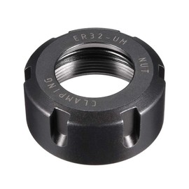 sourcing map Collar Clamp Nut for CNC Milling Chuck Holder Lathe ER32-UM de