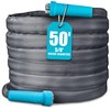 Aqua Joe AJFJH50-58-MAX 50-Ft x 5/8-Inch FiberJacket Hose w/Aluminum Fittings