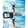 MOREXIMI 33FT Underwater Camera, 4K 65MP Waterproof Camera, Underwater Camera