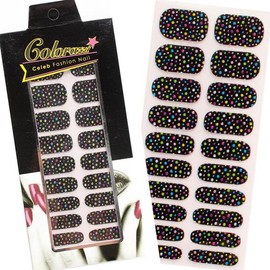 Glamorous stick-on nail art stickers, Shooting Star, stick-on nails, nail stickers, sticker nails, pedicure stickers / 화려한 붙이는 네일아트스티커 슈팅스타 붙이는손톱 네일스티커 스티커네일 패디스티커