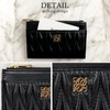 Crossmarbery Fragment Case Slim Wallet with Coin Pocket Quilted Lightweight