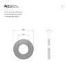 Accu - M8 x 16mm Form A Flat Washers (DIN