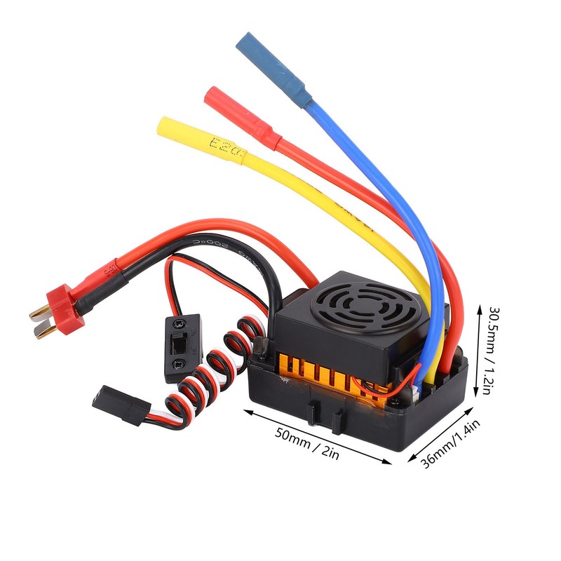 60A Brushless ESC with 5.8V 3A BEC Output Waterproof Electronic