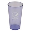 Blue 16 oz. Plastic Tumblers, Break Resistant, by GET 6616-1-BL-EC