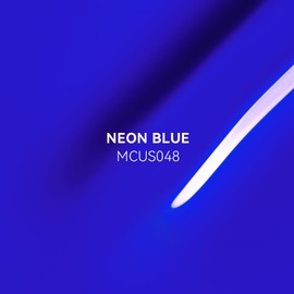 MAYCHAO 15ML Neon Blue Gel Nail Polish 1Pc Bright Blue Gel Polish Soak Off UV LED Nail Polish Nail Art Starter Manicure Salon DIY at Home, 0.5 OZ