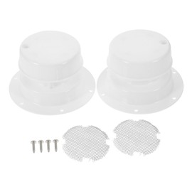 Mikinona 2 Pcs Rv Vent Cap with Mesh Plumbing Vent Cover for Rv Bathroom Durable Roof Cover Cap Easy Installation Prevents Smells and Animals from Entering