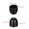 sourcing map Pack of 100 Protective Caps for Nuts Made