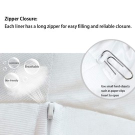 POHOVE Bean Bag Chair Inner Liner for Bean Bag Chair Cover, Stocking Inner Liner for Bean Bag Chair Cover No Filler (Inner Liner, L：100x120CM)