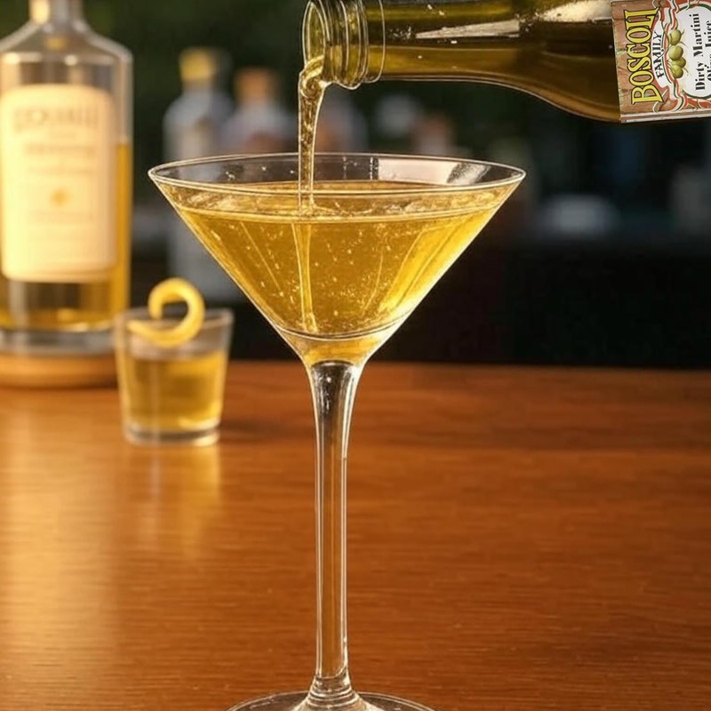 Boscoli Dirty Martini Olive Juice - 12.7 oz Bottle, Pack