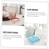 FONDOTIN 3pcs Soap Holder Soap Case Soap Drain Holder Soap