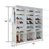 HOMICKER Shoe Rack Organizer, 48 Pair Shoe Storage Cabinet with