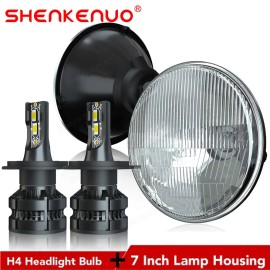 SHENKENUO 2pcs 7inch Round Led Headlights Lamp for Chevy Bel Air 1955 1956 1957