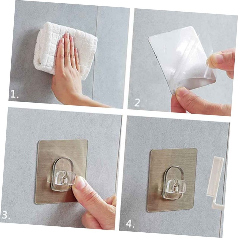 FOMIYES 9 Pcs Shower Hooks Shampoo Bottle Hooks Shampoo Hook
