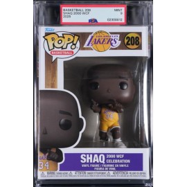 Funko Shaquille O"Neal "Lakers" Basketball 208 Funko Pop! 2000 WCF Celebration PSA 9