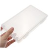 DOITOOL 2Pcs Transparent Cards Organizer Cases Durable Plastic Storage Boxes