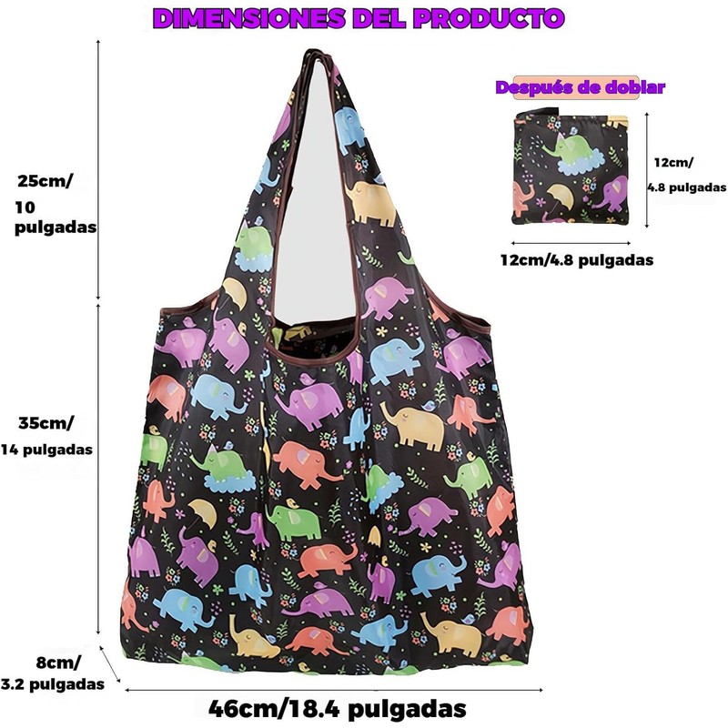 9 Piezas Golsas de Comestibles Reutilizables Paquete,Grandes Bolsas de Bolsa