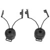 2PCS Headset Helmet Adapter Nylon Helmet Arc Rail Suspension Headset