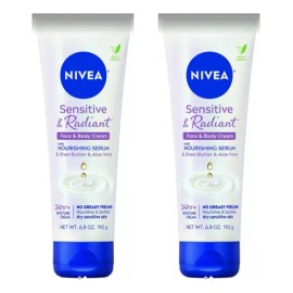 2 Nivea Sensitive & Radiant Cara Y Cuerpo 192g Sensitive Radiant