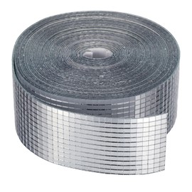 SATINIOR 24000 Pcs Disco Ball Mirror Tiles Self Adhesive for Crafts 5 x 5 mm Small Disco Tape Ball Stickers Square Mosaic Tiles Mirror Pieces for DIY Craft Party Decor