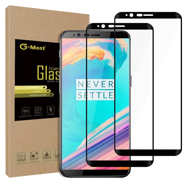 G-Most Screen Protector for OnePlus 5T, [2 Pack] [No Rainbow