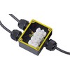 revolt Outdoor Cable Connector: Outdoor Cable Connection Box, 3-Way, for