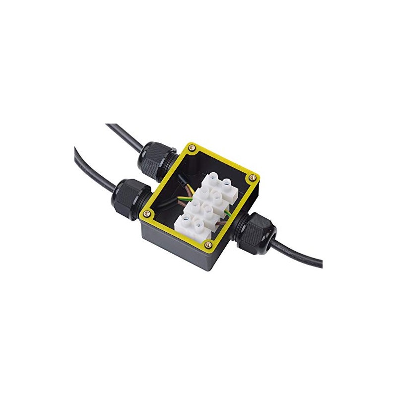revolt Outdoor Cable Connector: Outdoor Cable Connection Box, 3-Way, for