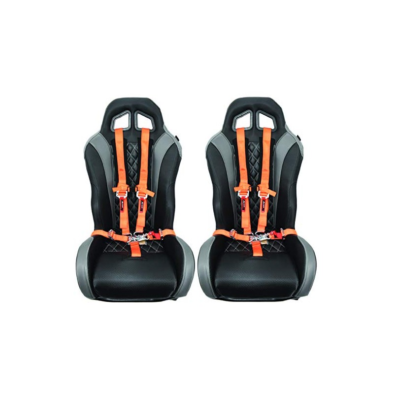 5 Point Harness (Pair) With Bypass Plug (Orange, 5 Point)