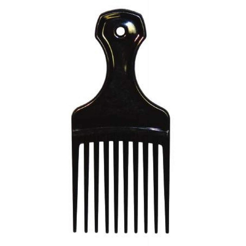 Comfort Axis Plastic Mini Comb and Lift Hair Pick, 3