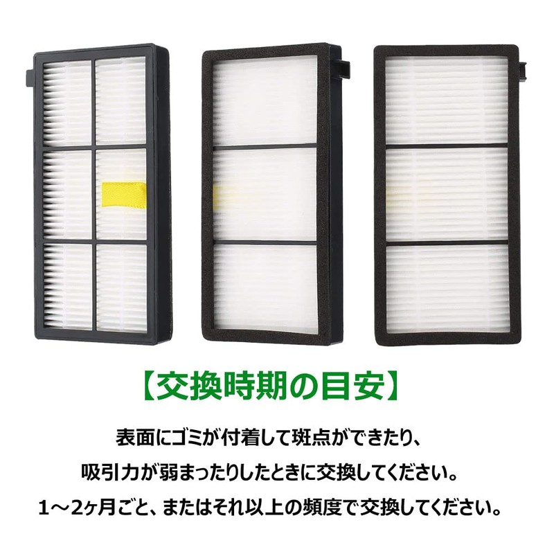 BBT Roomba Dust Cut Filter for iRobot Roomba 800 900