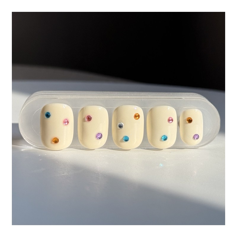 07:00AM, warmth filling the blank space |Jewel parts nail -