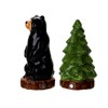 Pacific Giftware Forest Retreat Black Bear Salt and Pepper Shakers