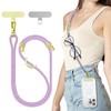 SURPHY Phone Lanyard with Patch, Adjustable Crossbody Phone Strap, Neck