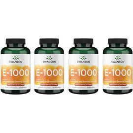 Swanson Vitamin E 1000 Iu 1000 Iu (450 Milligrams) 60 Sgels (4 Pack)