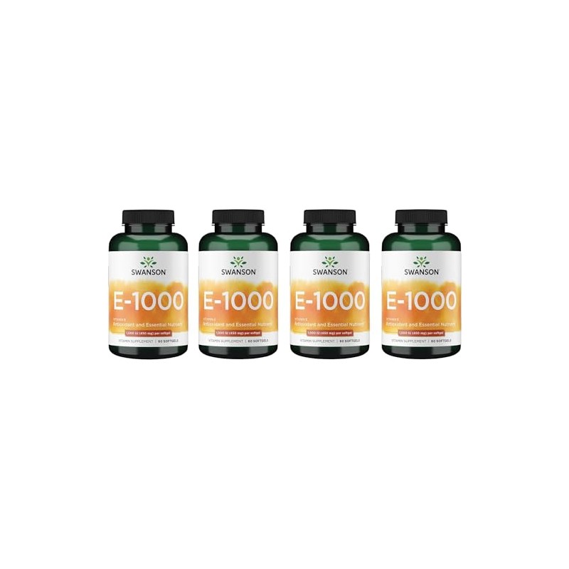 Swanson Vitamin E 1000 Iu 1000 Iu (450 Milligrams) 60