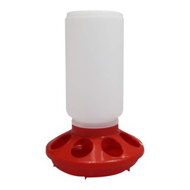 Lucky Farm Chick Feeder and Waterer kit 1L Drinker & Feeder for Chickens Broilers,& Birds Quail Pigeon