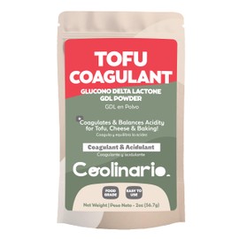 Coolinario Glucono Delta Lactone - GDL (2 Oz) Mild Acidulant & Coagulant for Tofu, Cheese & Baking | Gentle Sweet-Tart Flavor | Perfect for Molecular Gastronomy & Food Preservation | Food Grade | Tofu Coagulant