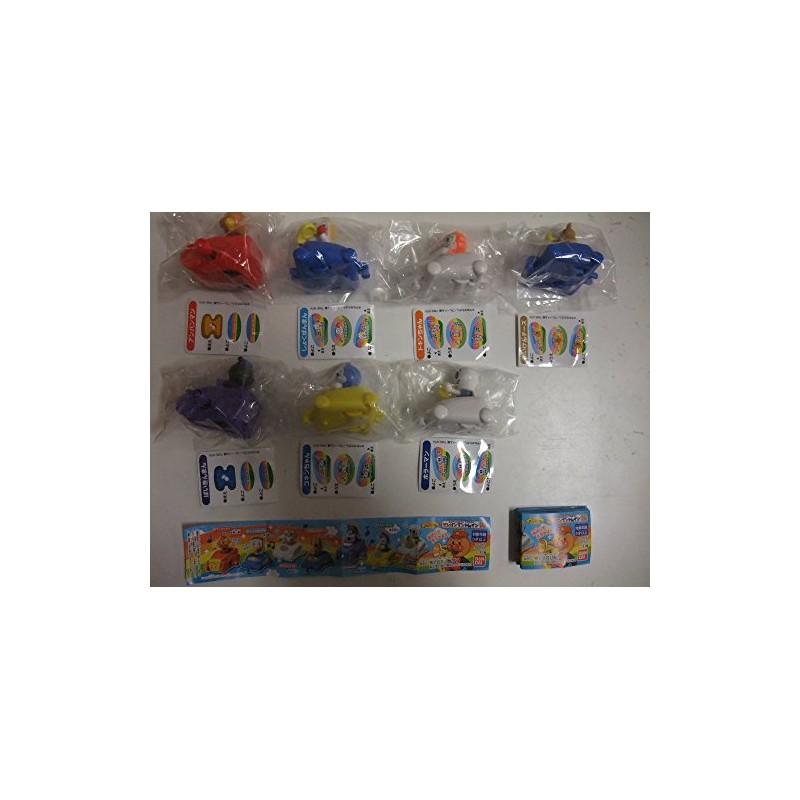 Anpanman Train 16 All 7 Types Set Bandai Gachapon