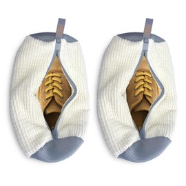 STORMIA-SHOE LAUNDRY BAG-2PCS-ZIP WITH LOCK-SHOE WASHING MACHINE BAG FOR WASHER AND DRYER-DELICATE LAUNDRY BAG-SNEAKER BAG-GYM SHOE BAG-ZIPPER SIDE OPENING-RESUABLE-FOR ALL SHOE SIZES