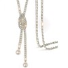 Suyi Trendy Crystal Long Necklace All-Match Style Shining Clothing Sweater