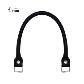 f-min Genuine Leather, Double Layer Leather, Black with D Can, Bag Handle, Detachable Handle, Handle Removable, Bag Handle, 15.0 inches (38 cm), 50.6 inches (60 cm), Black, Bag Handle, For Repairing