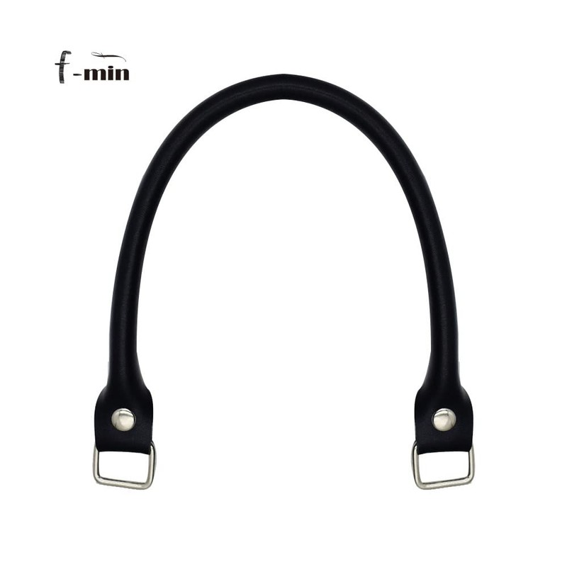 f-min Genuine Leather, Double Layer Leather, Black with D Can,