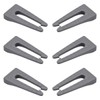 Alnicov 6pcs Stove Knob Covers Portable Child Proofing Oven Knob