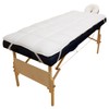 Body Linen Abundance Deluxe Quilted Fleece Massage Table Pad Set.