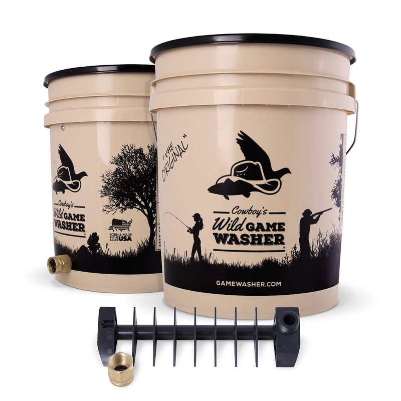 The Cowboy's Original 5 Gallon Game Washer Bucket