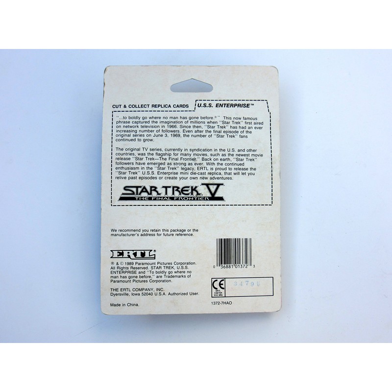Enterprise NCC 1701 A - Ertel Metal Model - Star