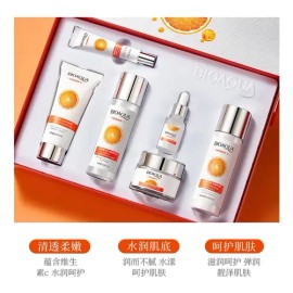Crema Facial Vitamina C  Suero Aclara, Hidrata, Manchas Kit                                                                                           