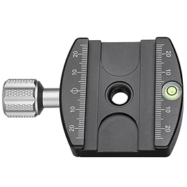Leofoto LHC-60 60mm Screw-Knob Clamp, with Plate, ARCA/RRS Ball Head Compatible