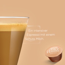 Coffee Capsule | Nescafé | Dolce Gusto Cortado Espresso Macchiato Koffie Capsules | Total Weight 3.53ounce