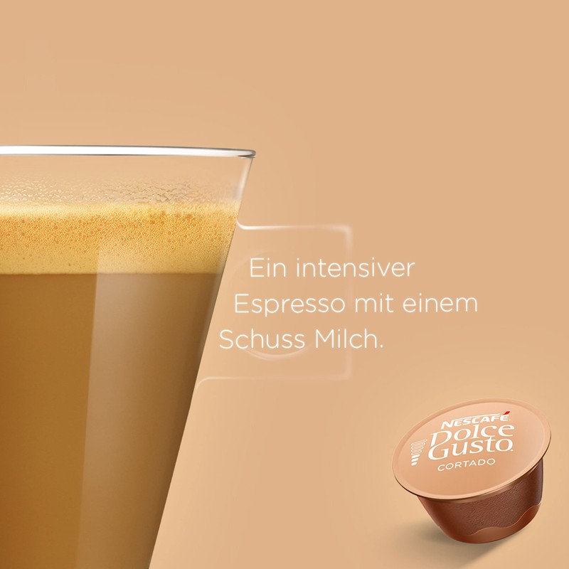 Coffee Capsule | Nescafé | Dolce Gusto Cortado Espresso Macchiato